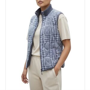 Bob Timberlake Wool Blend Plaid Grey Vest. XL.